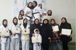 قهرماني تيم آستارا در مسابقات کاراته آزاد بانوان گیلان 